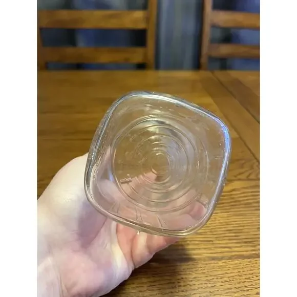 Vintage Mason Jar Ball Perfect Mason Pint Ribs Marked #7 On Bottom 1930s 1940s - Picture 5 of 5